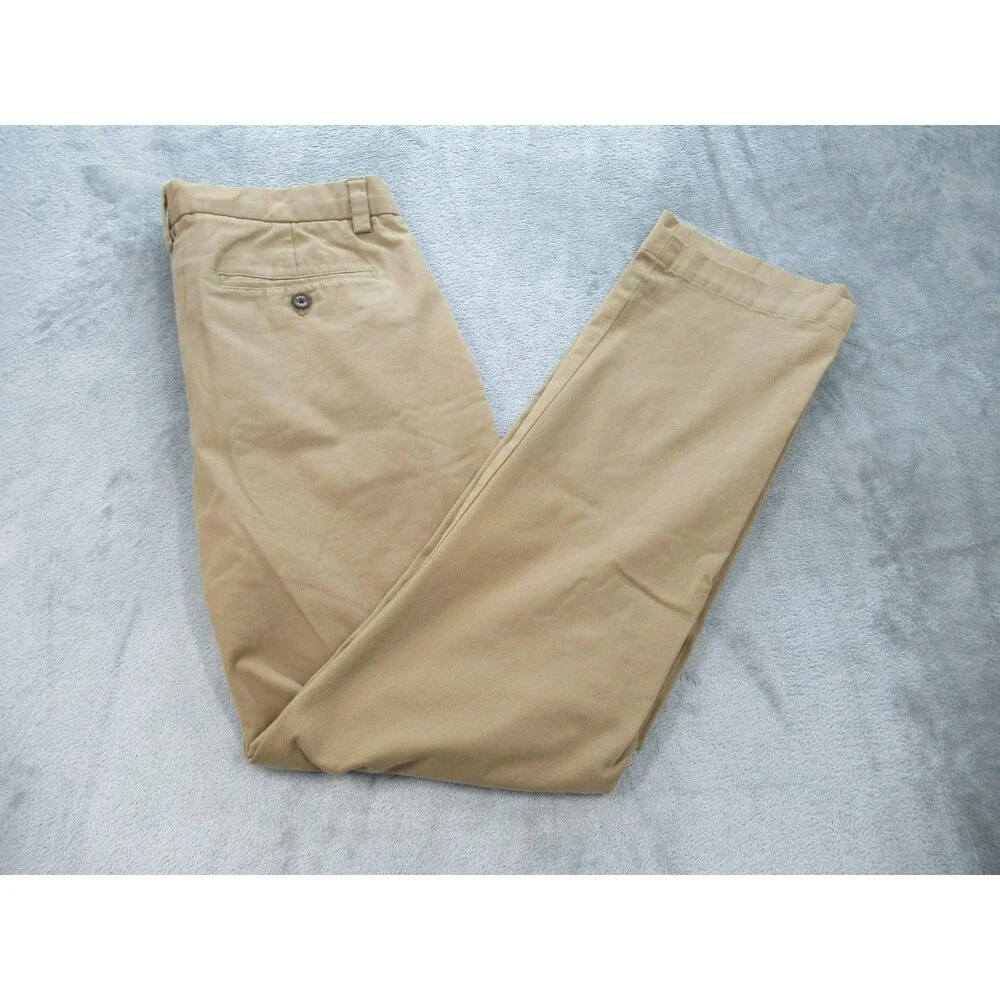 Banana Republic Aiden Pants Men's Size 34x34 (Actual 32 x31.5) Beige Chino